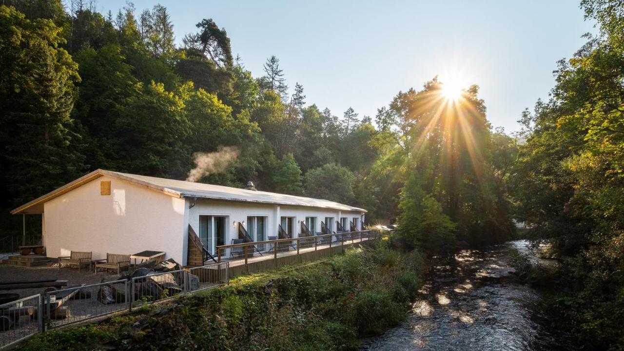 Bodetaler Basecamp Lodge - Bergsport- Und Naturerlebnishotel รูเบอร์ลันด์ ภายนอก รูปภาพ