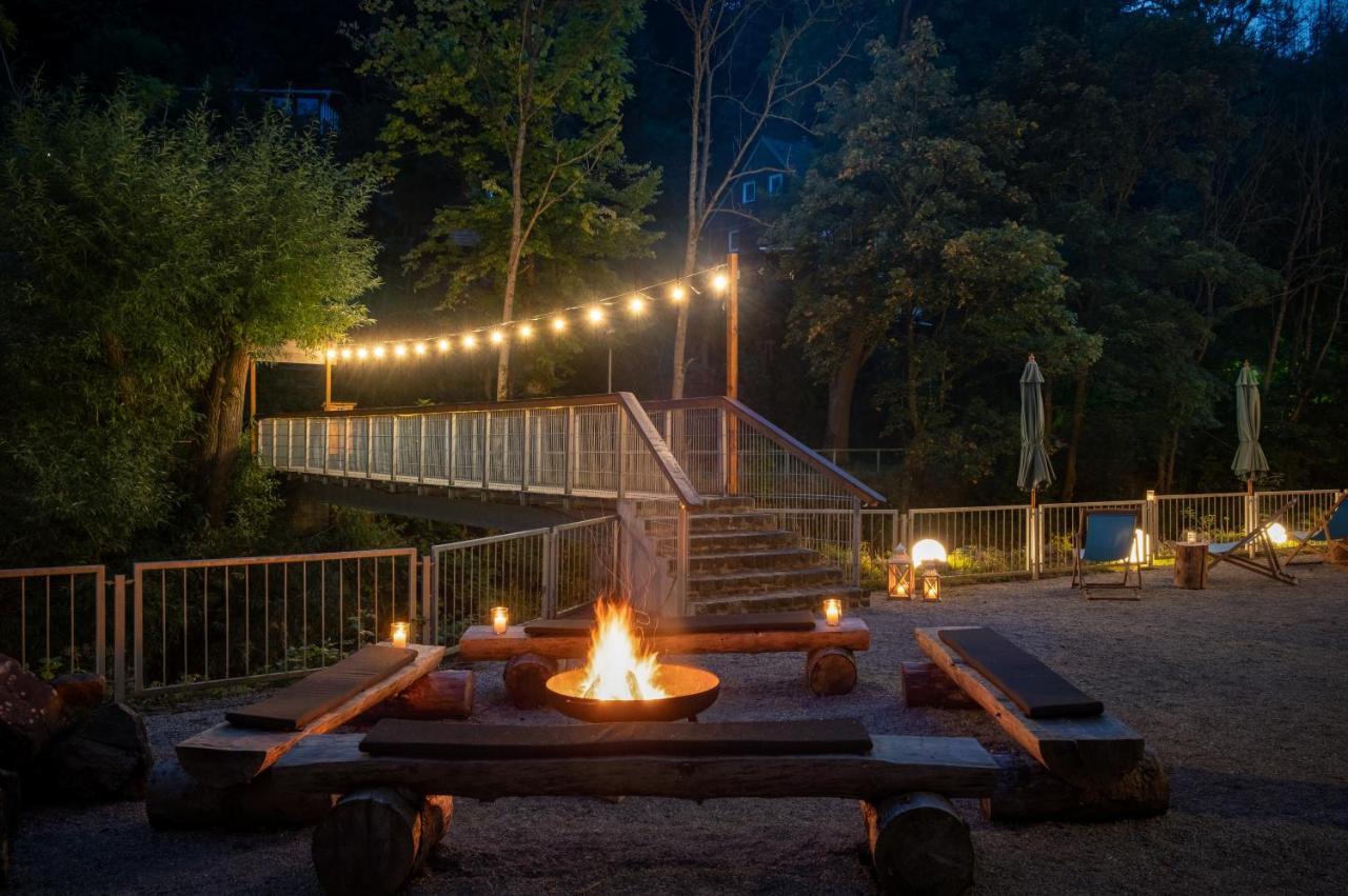 Bodetaler Basecamp Lodge - Bergsport- Und Naturerlebnishotel รูเบอร์ลันด์ ภายนอก รูปภาพ