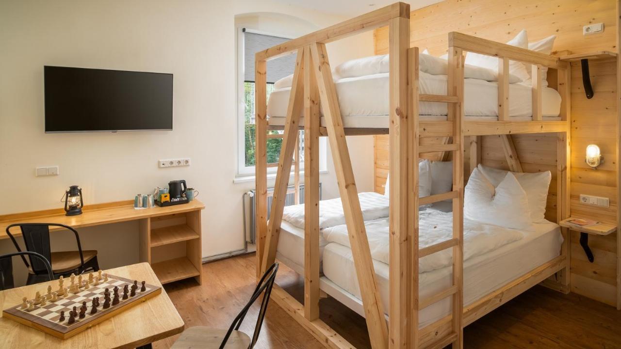 Bodetaler Basecamp Lodge - Bergsport- Und Naturerlebnishotel รูเบอร์ลันด์ ภายนอก รูปภาพ